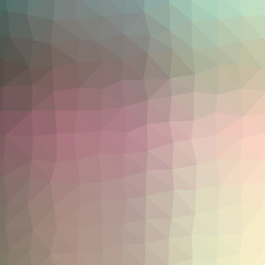 Abstract Low Polygon gradient Generative Art background illustration