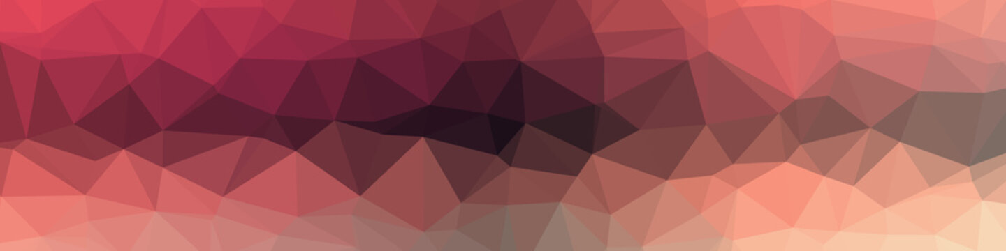 Abstract Low Polygon gradient Generative Art background illustration