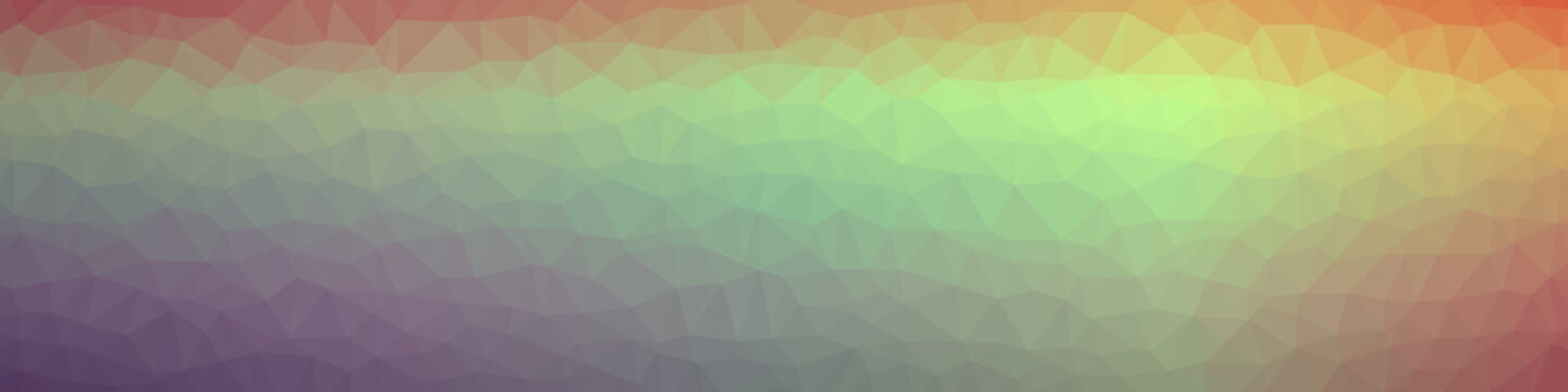 Abstract Low Polygon gradient Generative Art background illustration