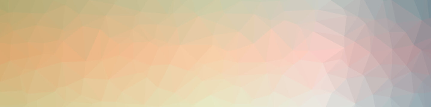 Abstract Low Polygon gradient Generative Art background illustration