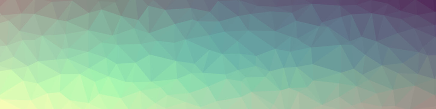 Abstract Low Polygon gradient Generative Art background illustration