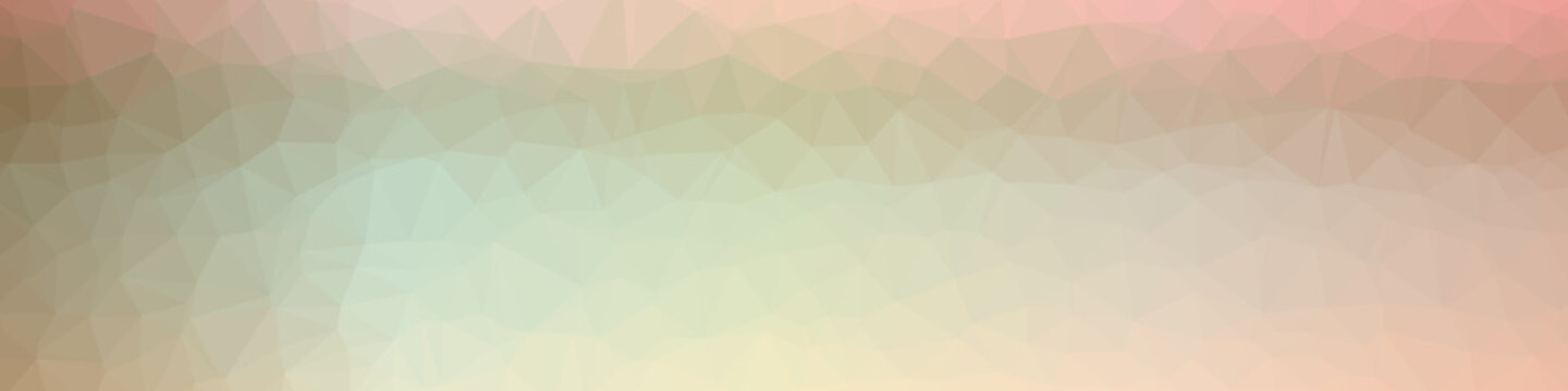 Abstract Low Polygon gradient Generative Art background illustration