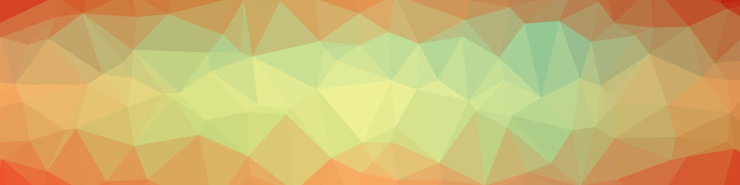 Abstract Low Polygon gradient Generative Art background illustration