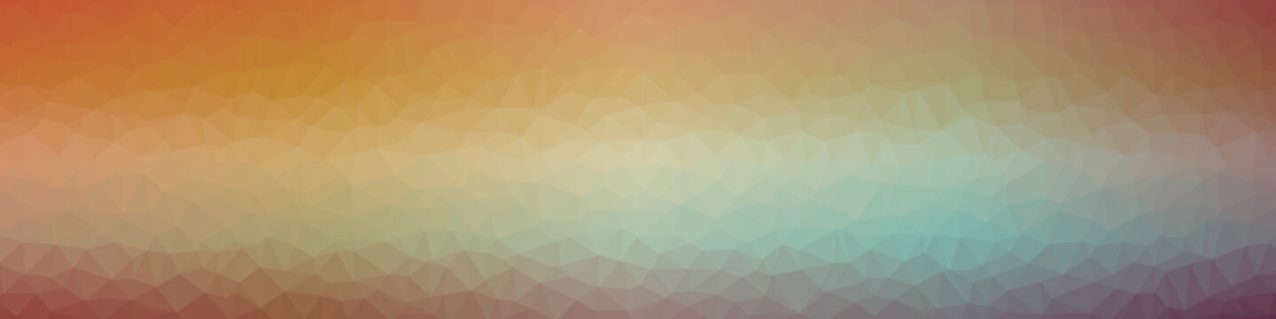 Abstract Low Polygon gradient Generative Art background illustration