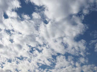blue sky with clouds background