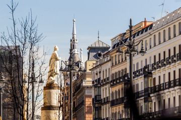 Obraz premium Urban landscape in Madrid.