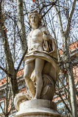 Urban landscape in Madrid.