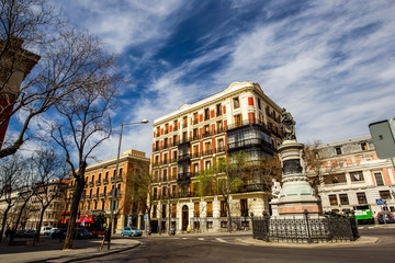 Urban landscape in Madrid.