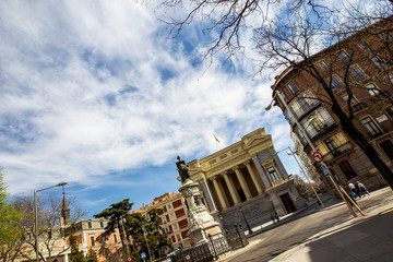 Urban landscape in Madrid.