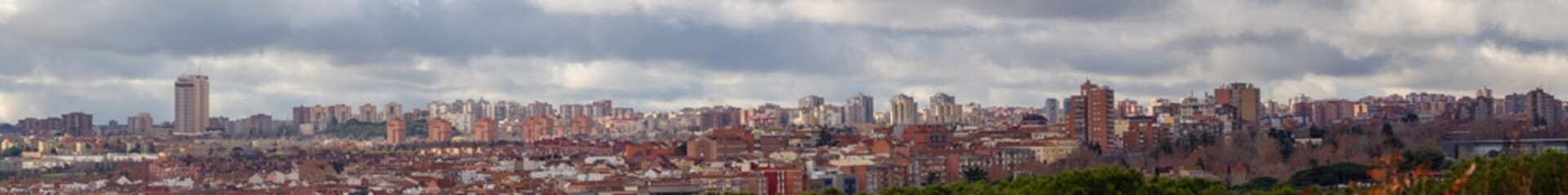 Urban landscape in Madrid.