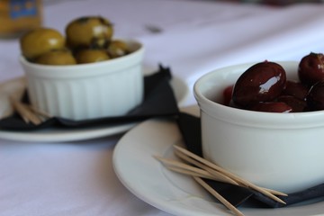 olives in a bowl