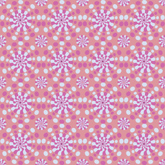 Abstract, floral, illusory pattern for backgrounds/wrapping paper/kids/children's fashion clothes or surface pattern. 