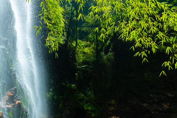 Love waterfall a famous waterfall in Sa Pa district , Lao Cai province, Vietnam