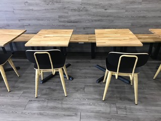 tables and chairs