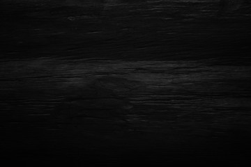 Obraz premium Wood black background. Dark Wooden surface, Top of table, Floor, wall or wallpaper blank for design