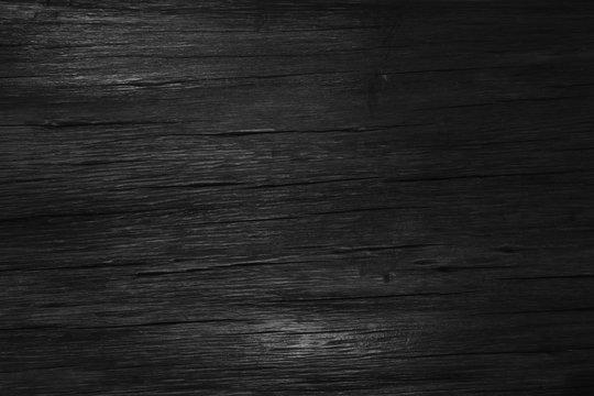 Wood black background. Dark Wooden surface, Top of table, Floor, wall or wallpaper blank for design