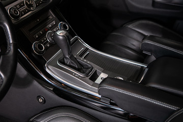 Fototapeta na wymiar Interior of a luxury car