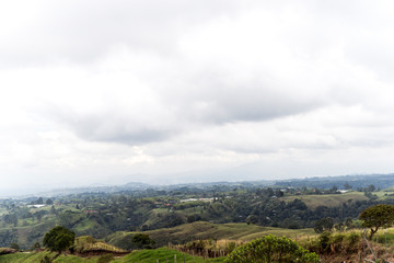 Beautiful Sights of Lookout of Filandia in Quindio, Colombia.