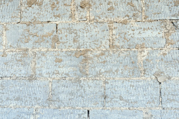 Background of old vintage brick wall texture.