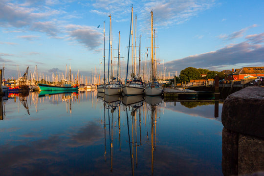 British harbor at Lymington