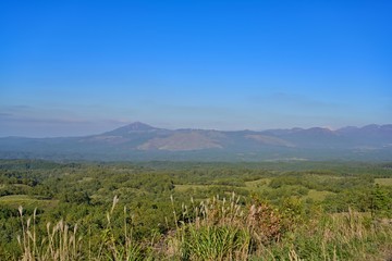 Obraz premium 押戸石の丘から見た雄大な情景＠熊本