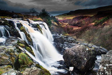 loup of fintry, falkirk, stirlingshire, scotland, uk.