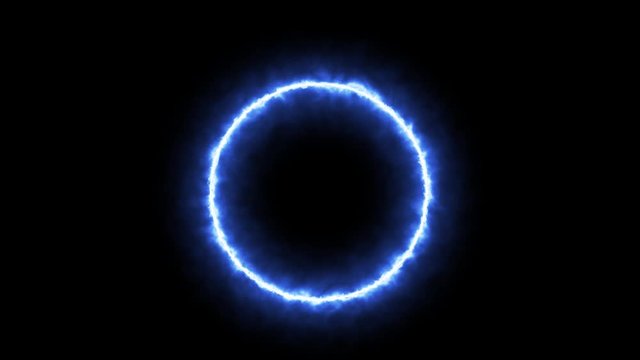 Amazing 4K Video Animation of a Worm Hole Reveal in Circle and then Goes Out