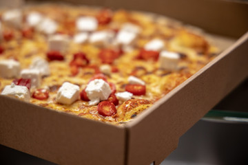 Pizza Restaurant Italien italienisch Feta Tomaten
