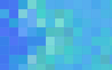 Abstract digital technology mosaic squares gradient background