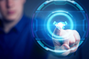 Business, Technology, Internet and network concept.