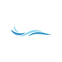 Naklejka premium Water wave Logo