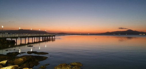 Obraz premium sunset on beach