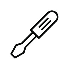 Screwdriver line icon