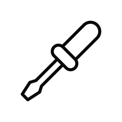 Screwdriver line icon