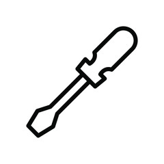 Screwdriver line icon