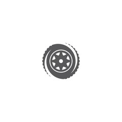 Tires illustration logo vector