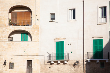 traditional houses in Monopoli Apulia Italy