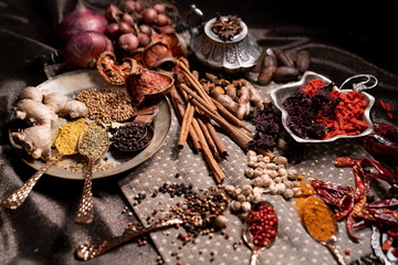 Spice dry Herb Seasoning aroma food.