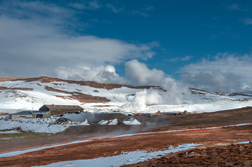 geothermal zone in Mývatn - Iceland