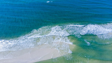 Aerial view of the Gulf Shores, Alabama USA © Pugalenthi