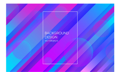 Minimal geometric. Dynamic shapes composition. Abstract gradient vector background.