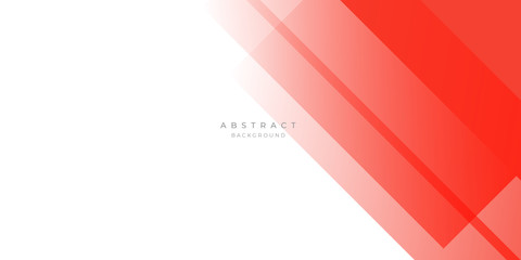 Simple Red White Abstract Background for Business Presentation Design.