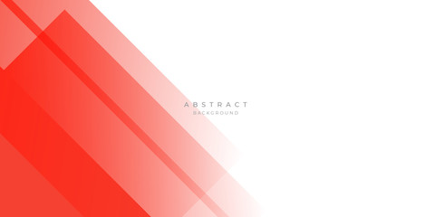 Simple Red White Abstract Background for Business Presentation Design.