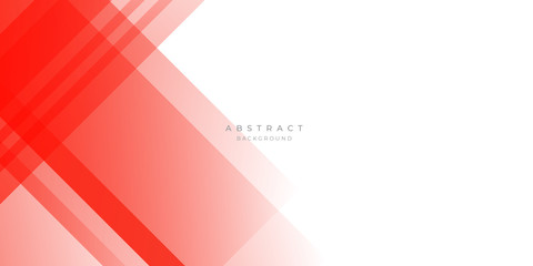 Simple Red White Abstract Background for Business Presentation Design.