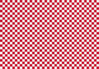 背景 市松模様 和柄 祝い 式 華やか 素材 テクスチャー イベント 土壁 白 赤 Wall Mural Wdw