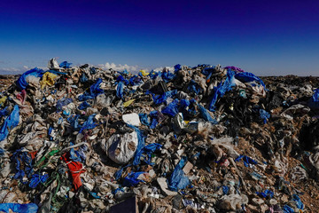 Marsa Matruh, Egypt A public landfill out in the desert where the garbage is burned
