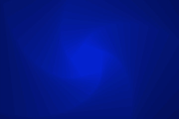 Abstract dark blue gradient pentagon background. Geometric vector illustration.