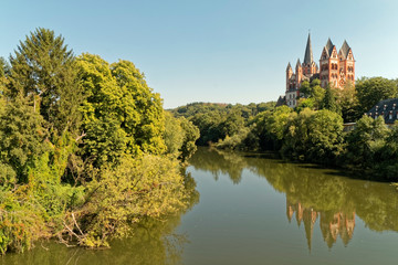 Fototapeta na wymiar Limburg, Germany - a beautiful cathedral on the river Lahn.