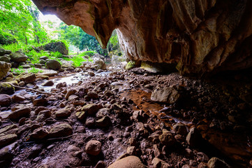 Pha Kong Cave in Chiang Rai Province