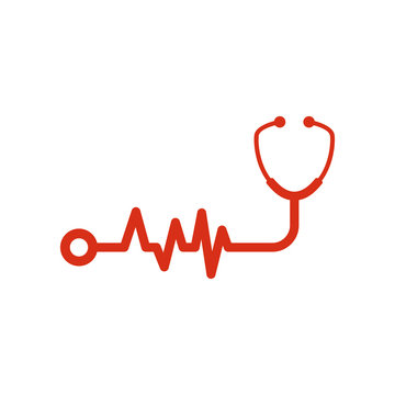 Stethoscope doctor logo, Medical & Healthcare pharmacy logo design template. medicine logo, medical icon. Logo design template for clinic.